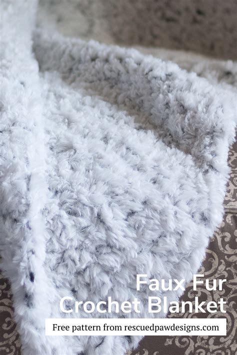 Go For Faux Fur Yarn Dog Crochet Blanket - Easy Crochet Patterns | Easy crochet blanket, Crochet ...