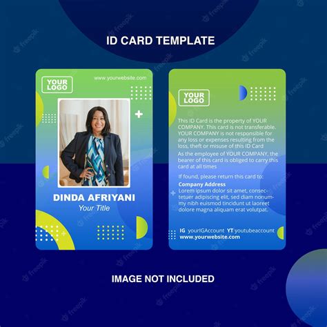 Modern Design Employee Id Card Template 830667 Vector - vrogue.co