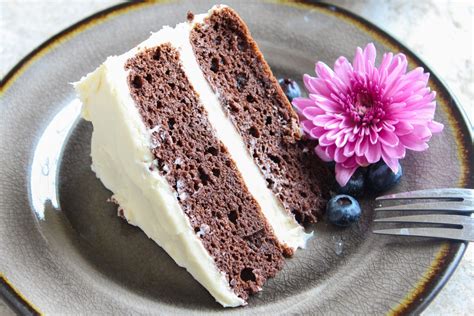 Keto Chocolate Cake with Vanilla Frosting - LowCarb Abode