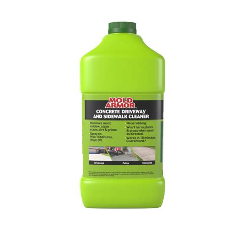 MOLD ARMOR Concrete Sidewalk & Driveway Cleaner, 1 Gallon - Mold Armor