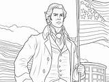 American History Coloring Journey  Page sketch template