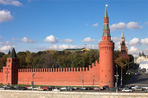 Kremlin wall stock photo. Image of brick, cross, moskva - 833938