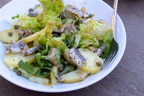 Recipe: Anchovy, Caper & Potato Salad with French Vinaigrette | Rachel Phipps