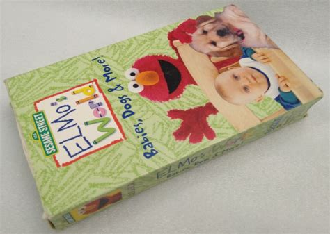 VHS Sesame Street - Elmos World - Babies, Dogs More (VHS, 2000, Slipsleeve) - VHS Tapes