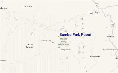 Sunrise Park Resort Ski Resort Guide, Location Map & Sunrise Park Resort ski holiday accommodation