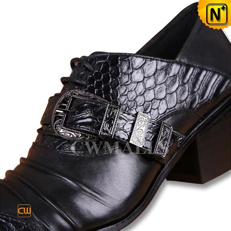 Men's Black Leather Dress Shoes CW752200