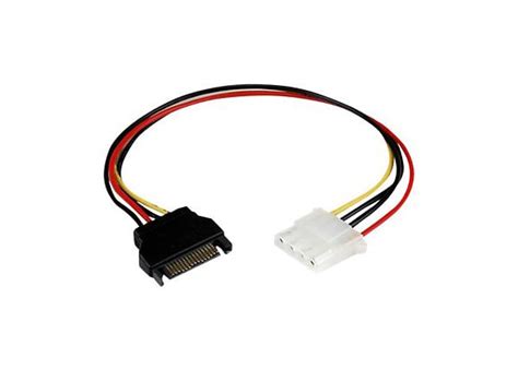 StarTech.com SATA to Molex LP4 Power Cable Adapter - F/M - LP4SATAFM12 ...