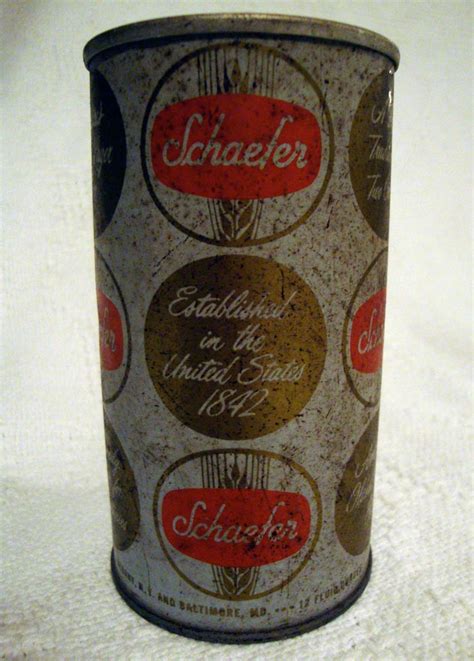 Antique Schaefer Beer Can | Antique 12oz Schaefer Beer can. … | Flickr