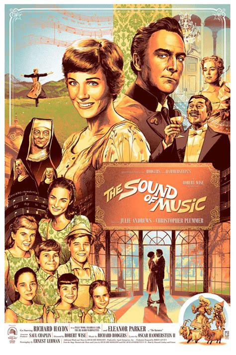 Official Sound Of Music Movie Poster - bmp-point