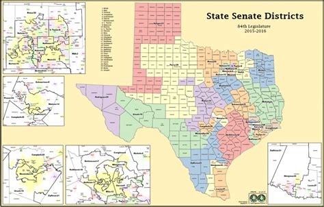 Texas Congressional Districts Map 2016 - Printable Maps