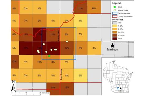 CWD prions discovered in soil near Wisconsin mineral licks for the ...