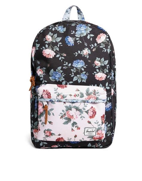 Herschel | Herschel Heritage Mid Backpack in Floral Print at ASOS | Women handbags, Bags, Backpacks