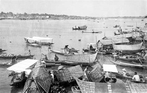 View of the Musi River at Palembang. Photograph, unknown date ...