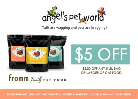 $5 Off Fromm Cat Food - Angel's Pet World