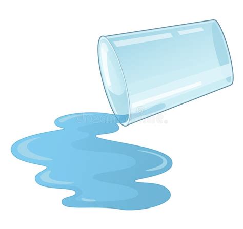 Spilling Water Clipart Image