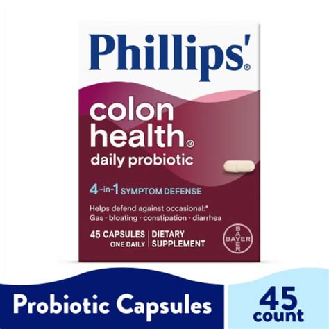 Phillips'® Colon Health® Daily Probiotic Capsules, 45 ct - Ralphs