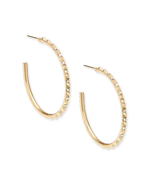 Veronica Hoop Earrings in Gold | KendraScott