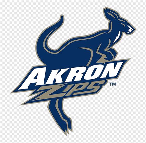 Akron Zips logo Kangaroo, american university sports teams logos, png ...