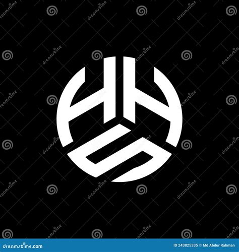 HHS Letter Logo Design on White Background. HHS Creative Initials ...