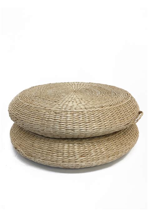 A Pair Of Rattan Cushions X208