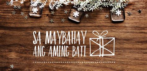 Sa Maybahay Ang Aming Bati - Tagalog Christmas Song Lyrics