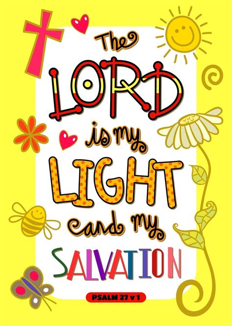 The Lord is My Light and My Salvation 3086621 Vector Art at Vecteezy