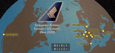 Singapore Airlines maintains 30 routes in November 2020 - Mainly Miles