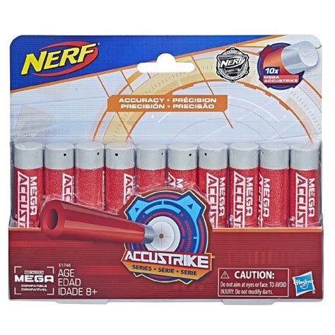 NERF Mega Accustrike Refill - 10 darts - Blaster-Time