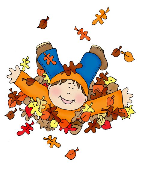 Free Dearie Dolls Digi Stamps: Fun with Fall Leaves Boy