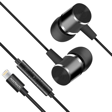 Platinum MFI Lightning Earphones (Black) - Walmart.com