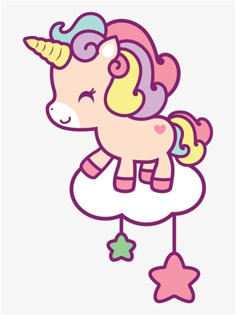 Happy Cloud Unicorn - Cute Unicorn Stickers Transparent PNG - 696x1038 - Free Download on NicePNG