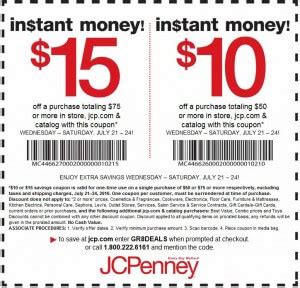 jcpenney Coupons: Save $30 w/ 2015 Coupons & Coupons