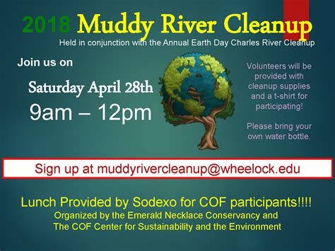 2018 Muddy River Cleanup - Colleges of the Fenway