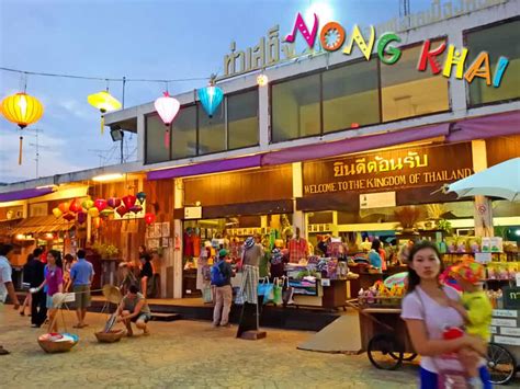 People, Markets and crazy thing on wheels in Nong Khai, Thailand - The ...