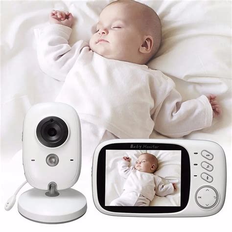 3.2 Inch Wireless LCD Audio Radio VB603 Baby Sleeping Monitor Music 2 Way Audio Talk Camera ...