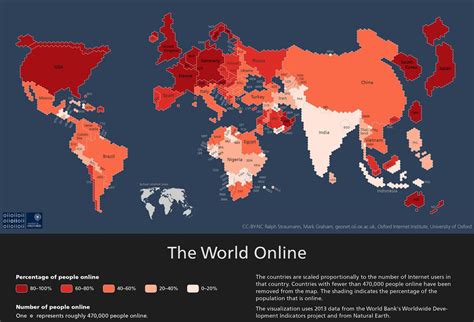 Forget Ordinary, This Internet Map Shows You Where Most Internet Users Live