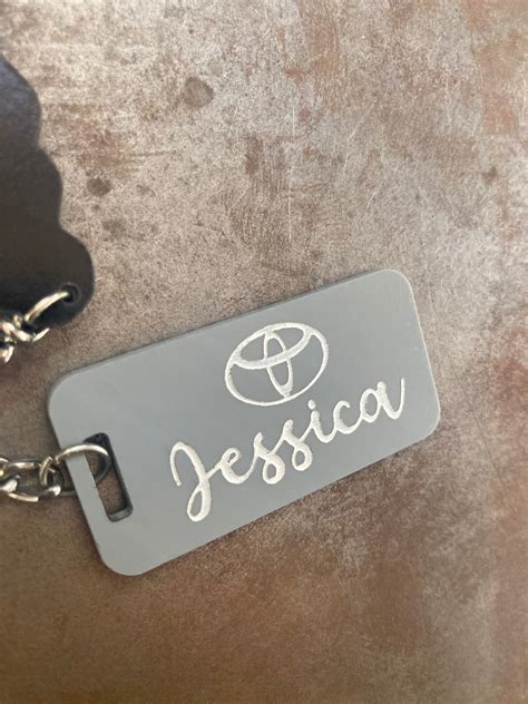 Personalized Toyota Keychain | Etsy