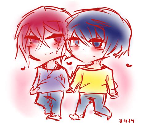 [Free!] Chibi Rinharu Holding Hands by THE-L0LLIP0P on DeviantArt