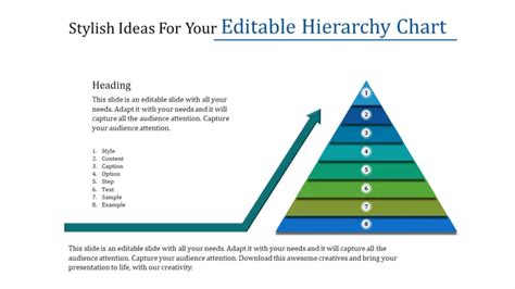 Free - Editable Hierarchy Chart PPT Template Process Flow, Ppt ...