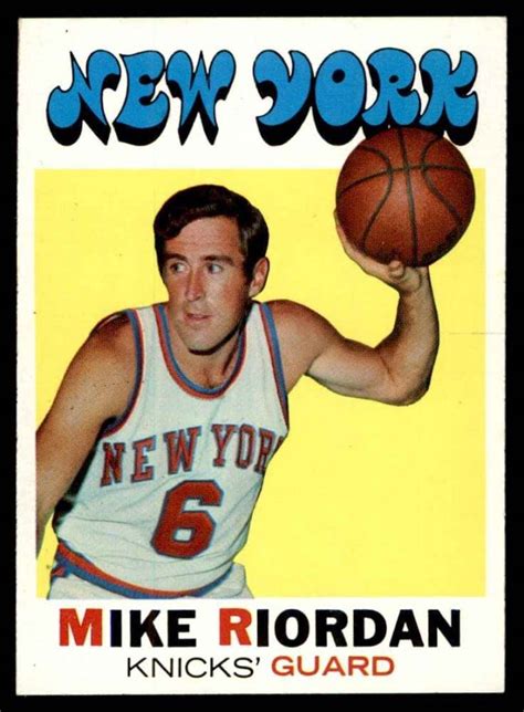 Amazon.com: 1971 Topps # 126 Mike Riordan New York Knicks (Basketball ...