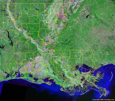 Louisiana Map With Cities And Parishes | SEMA Data Co-op