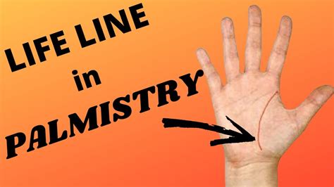 Life Line in Palmistry - YouTube