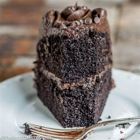 Dark Chocolate Cake Recipe {Homemade Cake & Chocolate Buttercream ...