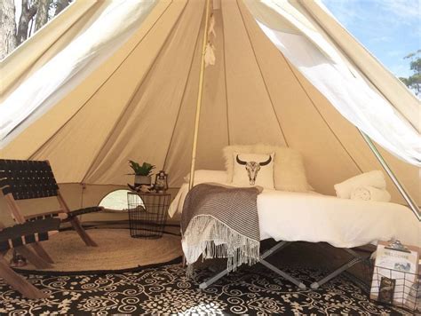 Interior inspiration #GlampingIsRad | Tents camping glamping, Tent glamping, Tent living