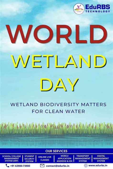 World Wetland Day | World wetlands day, Technology world, Online student