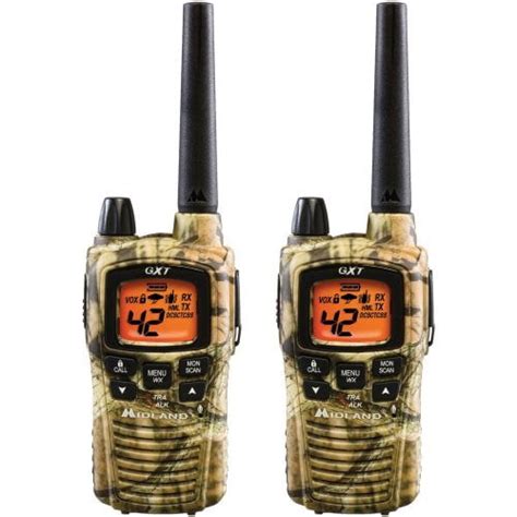 Midland GMRS 2-Way Radio with 42 Channels, Camouflage - Walmart.com - Walmart.com