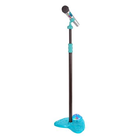 B. toys – Mic it Shine Toy Microphone with Light-Up Stand – Extendable ...