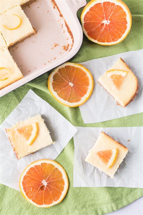 6-Ingredient Orange Cheesecake Bars - Chattavore