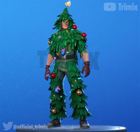 Leaked christmas tree skin : r/FortNiteBR