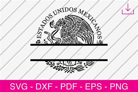 Mexico Svg, Mexican Eagle Svg, Mexico Flag Seal Svg